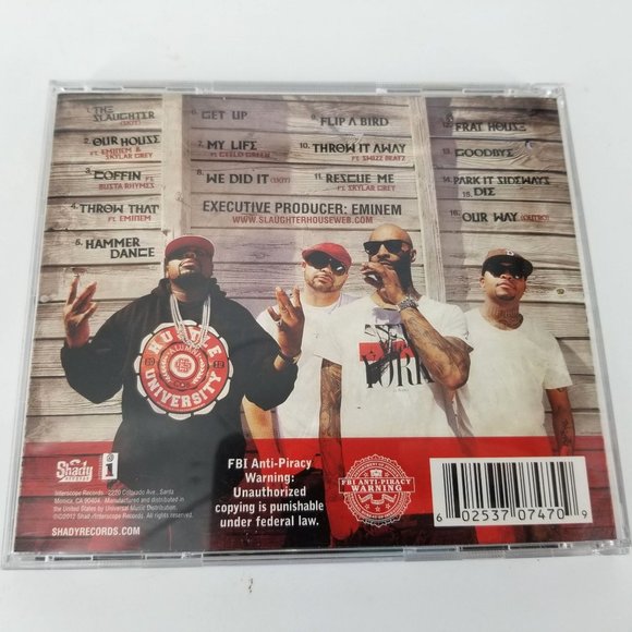 Welcome to Our House Slaughter Music CD Audio Eminem Shady 2012 Hammer Dance - Picture 2 of 9